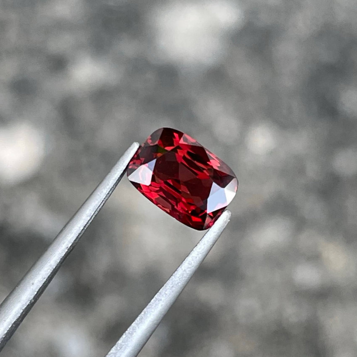 1.17 Carats Red Spinel Cushion Stone