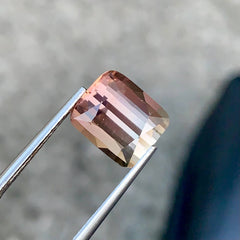 5.66ct Bicolor Tourmaline Cushion Cut