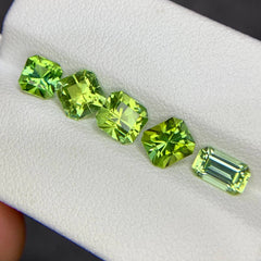 4.19ct Green Afghan Tourmaline Lot