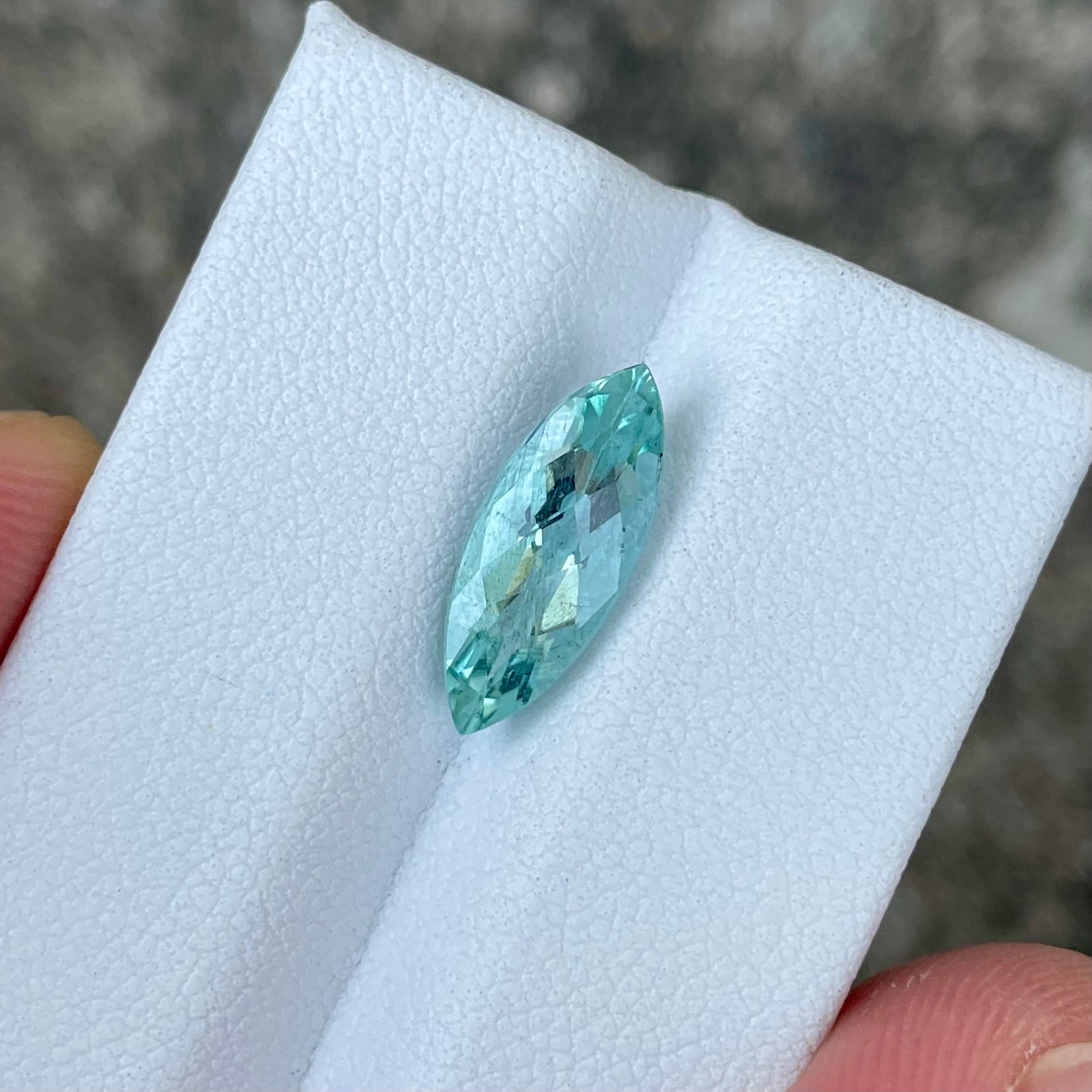 2.26 Carats Marquis Cut Aquamarine Gem