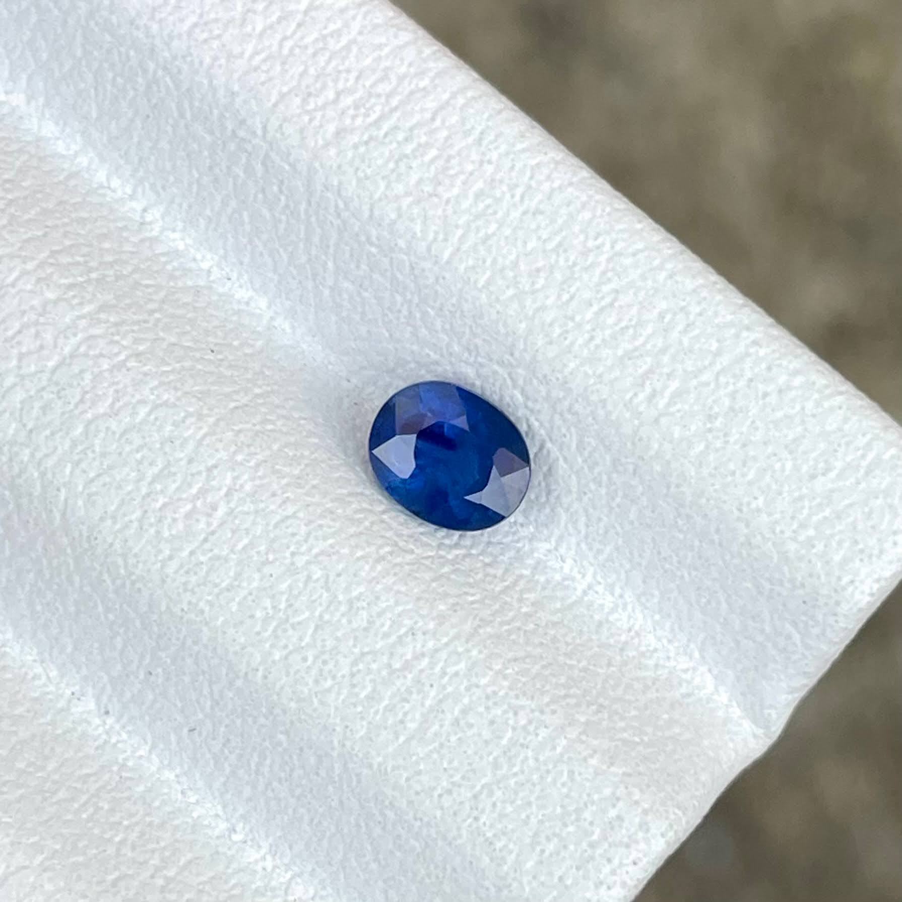 0.59 Carats Loose Sapphire Oval Stone