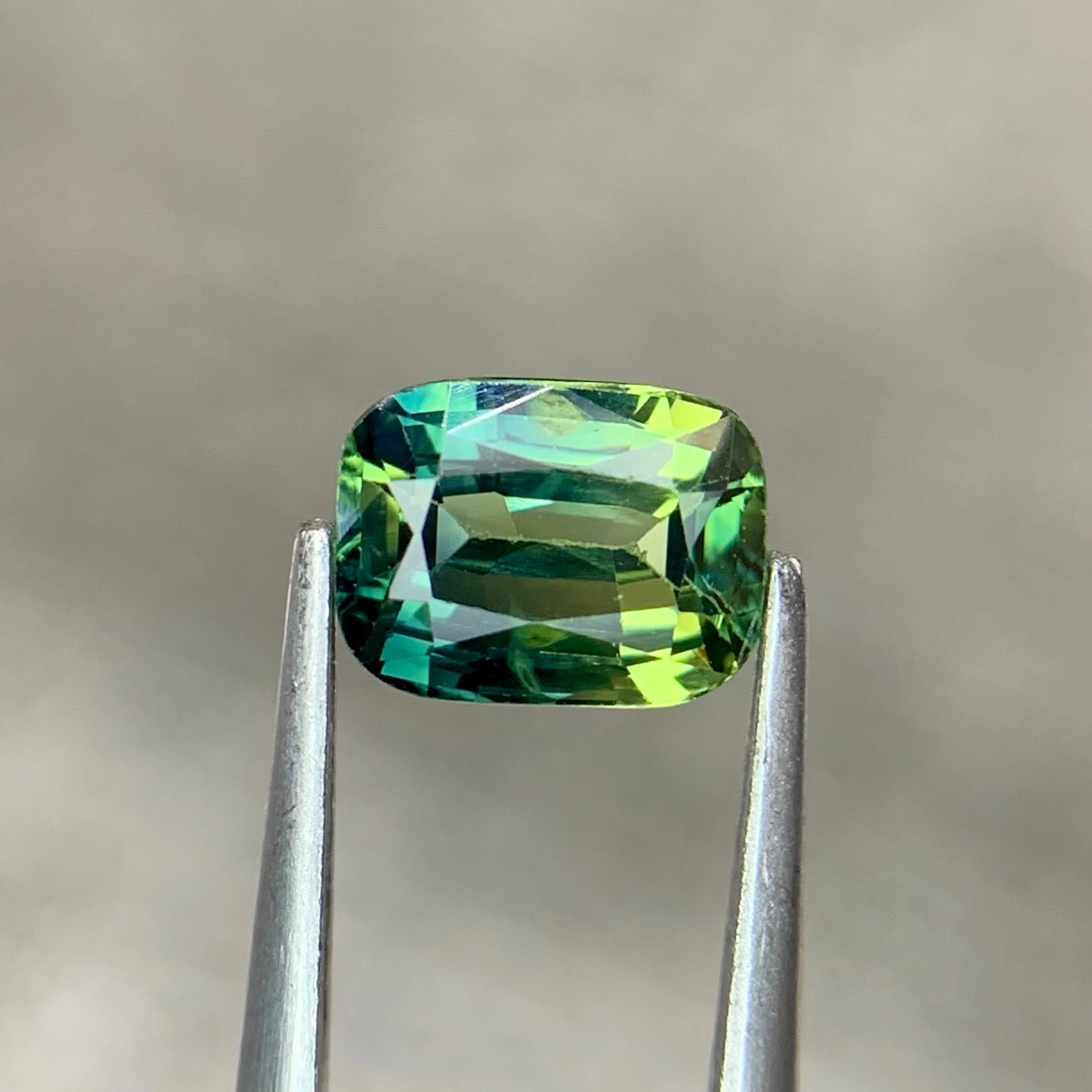 1.59ct Natural Parti Sapphire Cushion