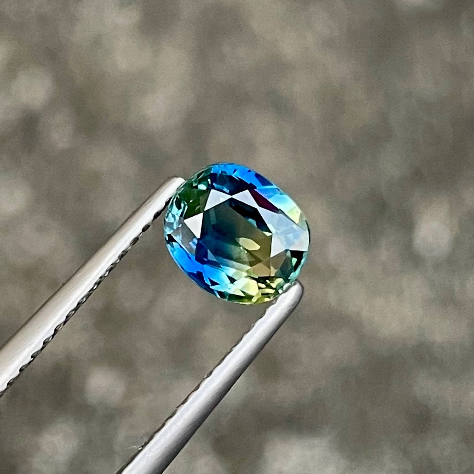 1.36 Carats Bi Color Parti Sapphire