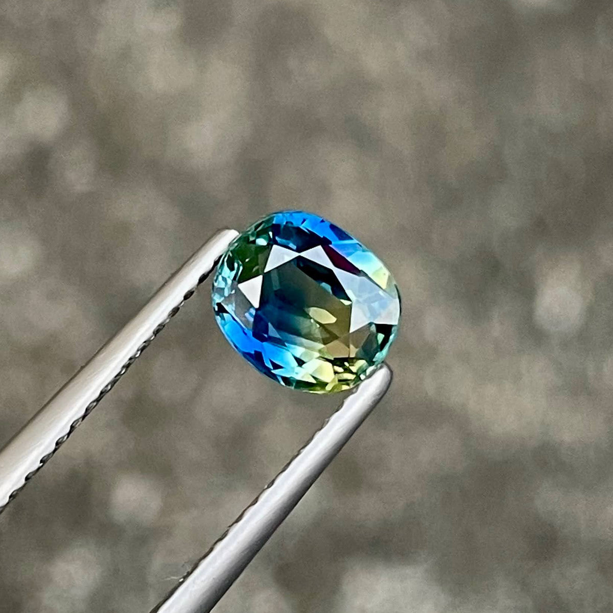 1.36 Carats Bi Color Parti Sapphire