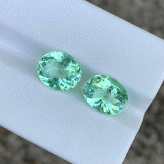 Certified Paraiba Tourmaline Pair 5.78Ct