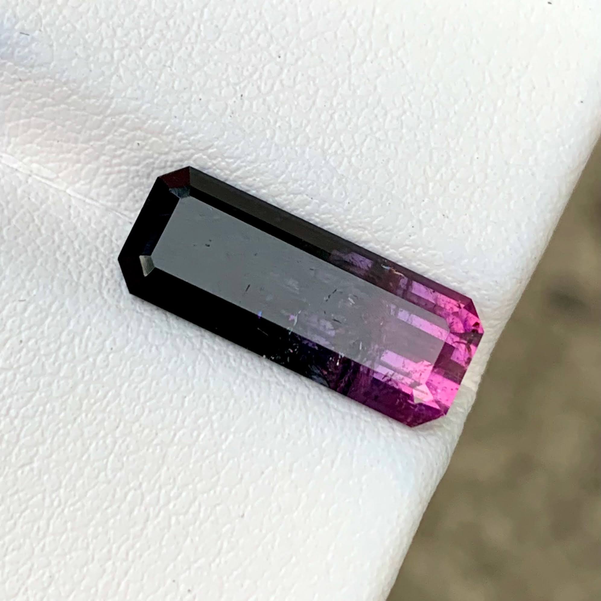 4.85ct Rare Bi-Color Tourmaline Emerald