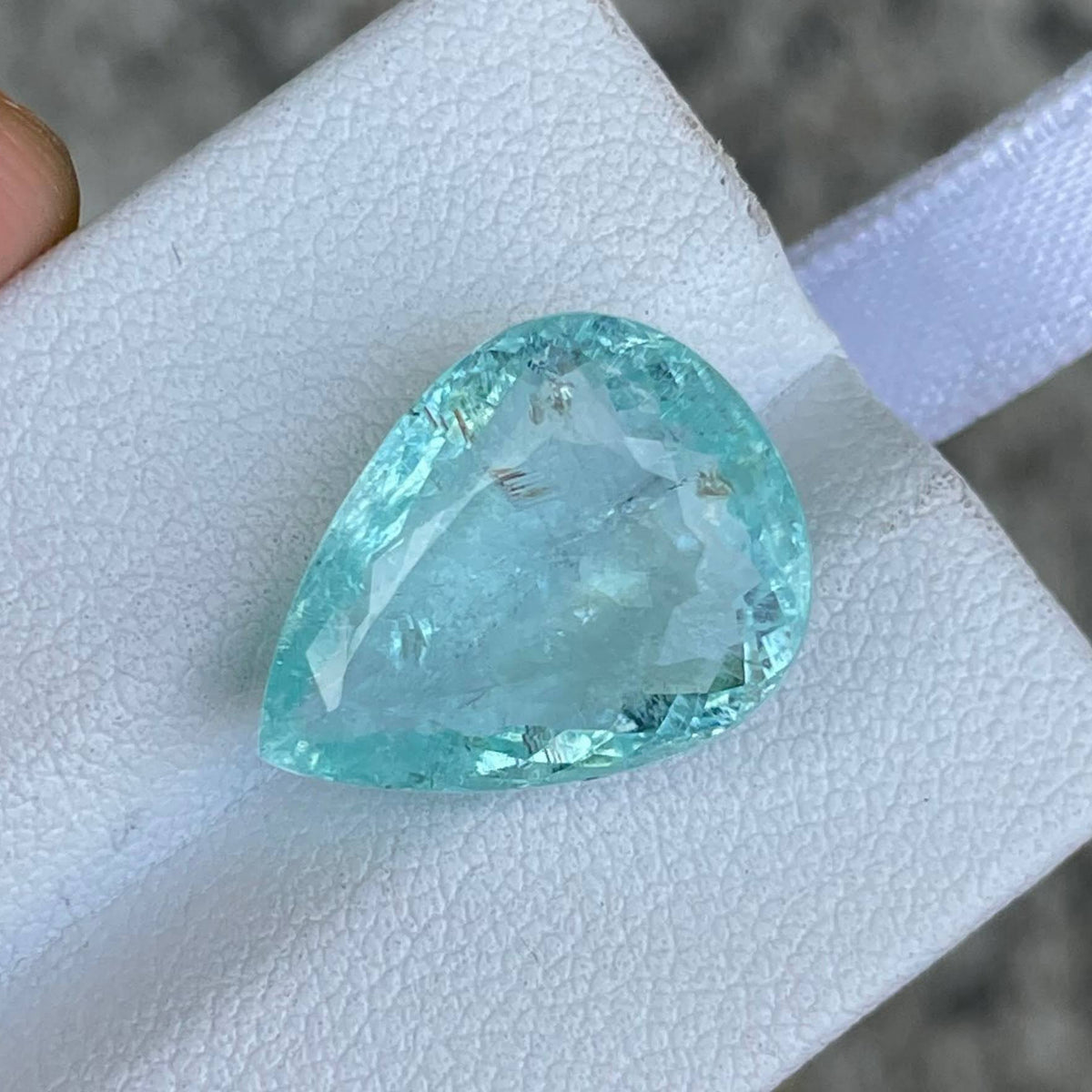 10.71 carats Neon Paraiba Tourmaline