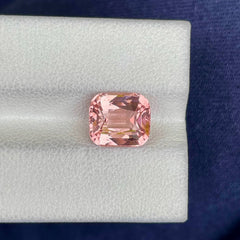 3.73 Carat Pink Tourmaline Cushion Cut