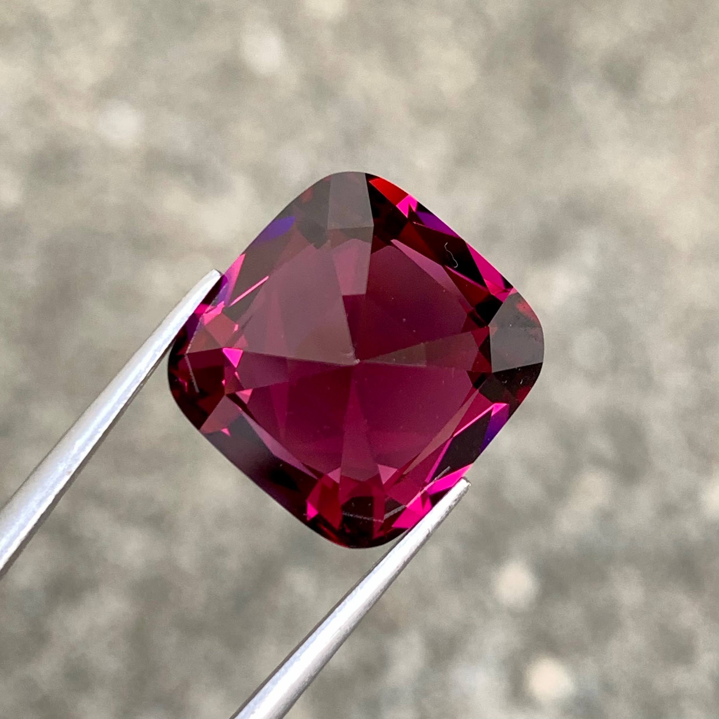 17-14-carats-bright-pinkish-red-garnet-cushion-brilliant-cut-tanzania