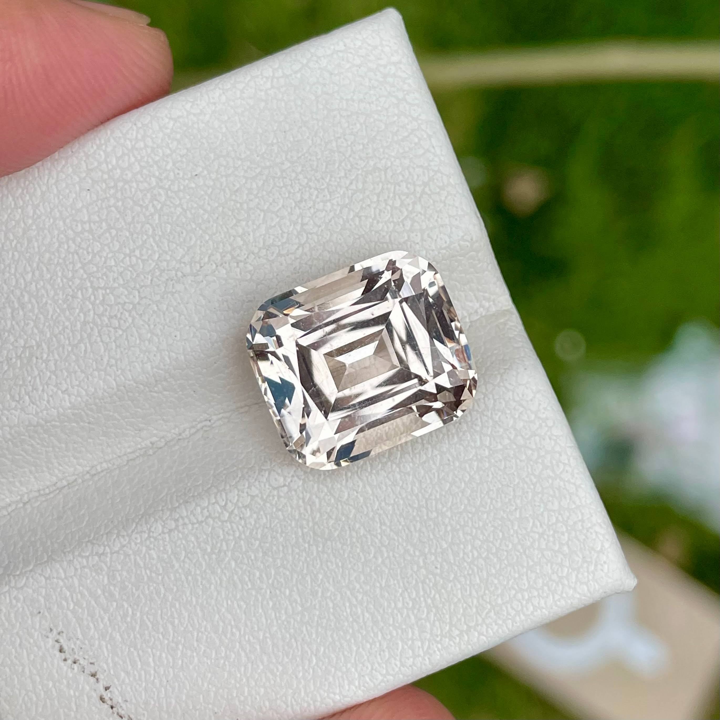 12.35 Carats Topaz Stone Cushion Cut