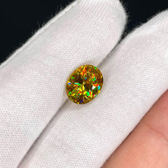 4.95 Carats Oval Cut Sphene Gemstone