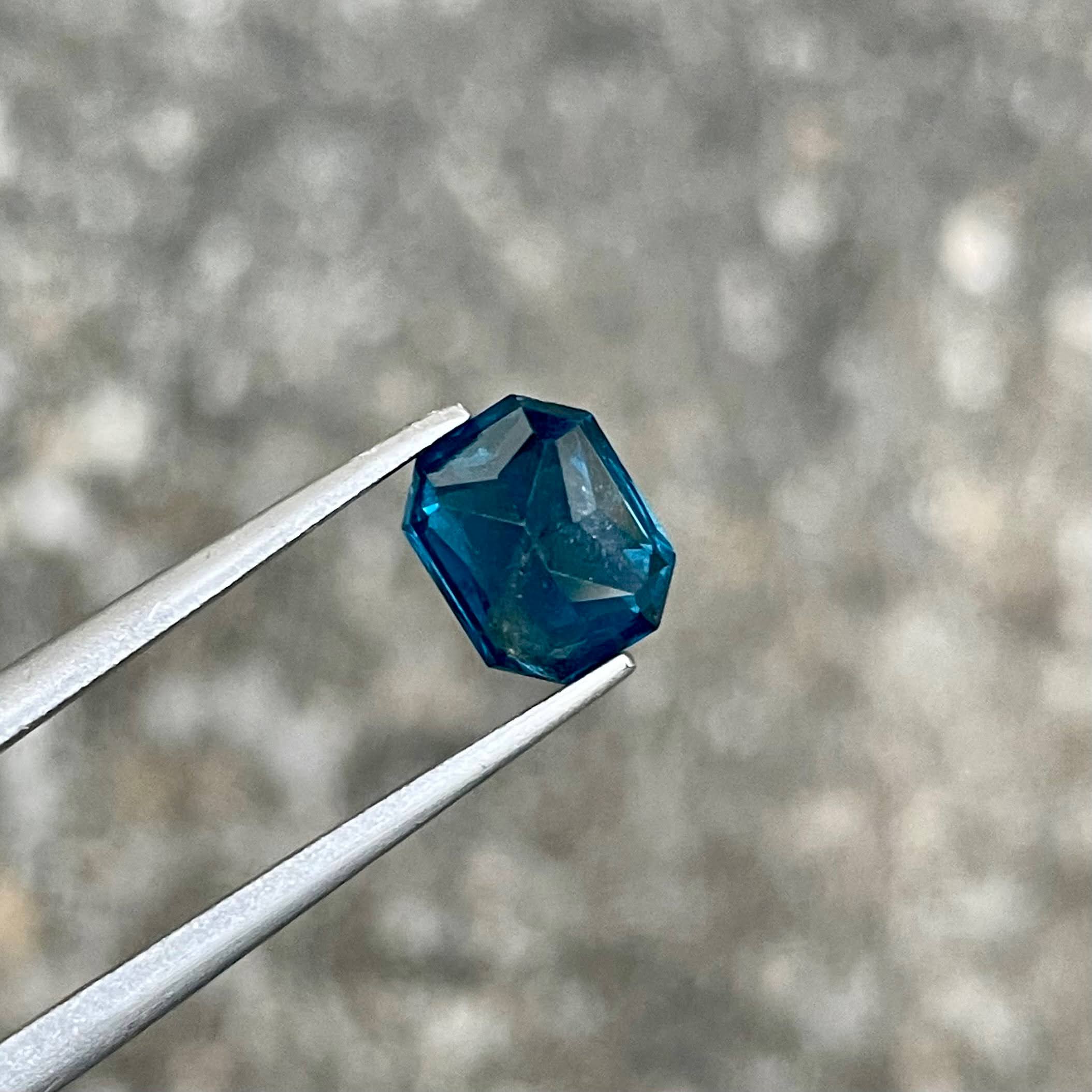 GIA Certified 1.77 Carats Blue Spinel