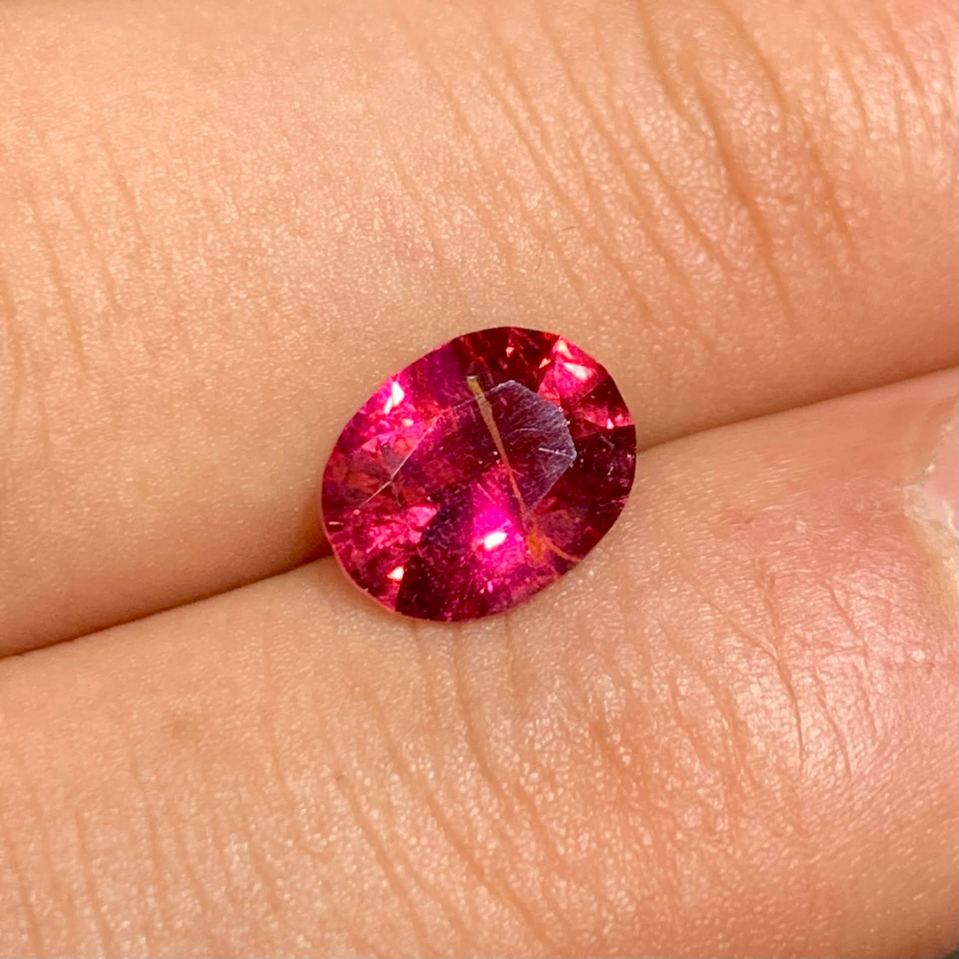 1.57Ct Hot Red Rubellite Tourmaline
