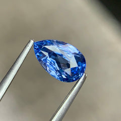 1.04 Ct Certified Cobalt Blue Spinel Pear