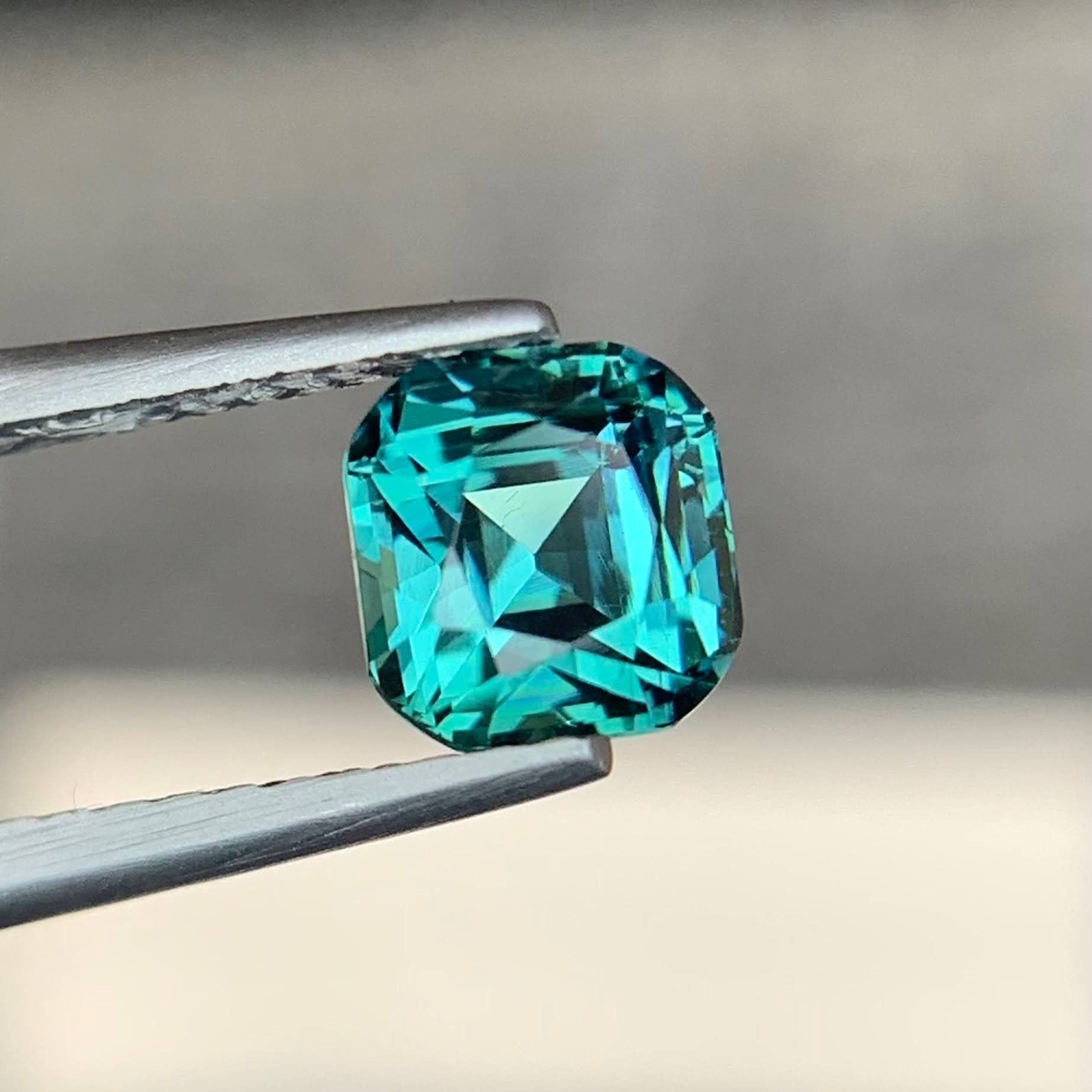 1.20ct Lagoon Tourmaline Cushion