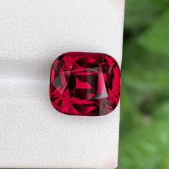 11.30ct Intense Red Garnet Cushion Cut
