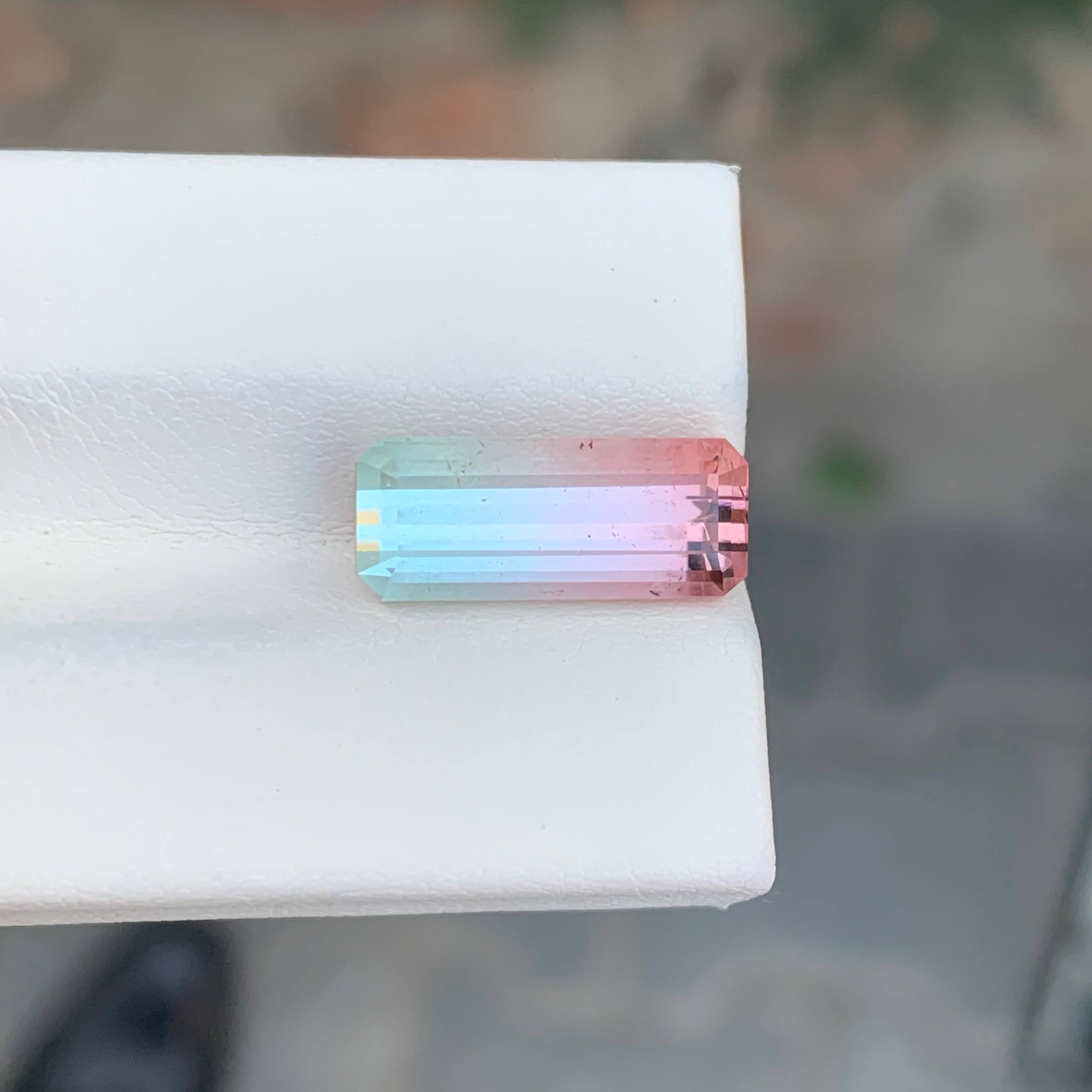 5.50 Carat Bi Color Tourmaline Stone