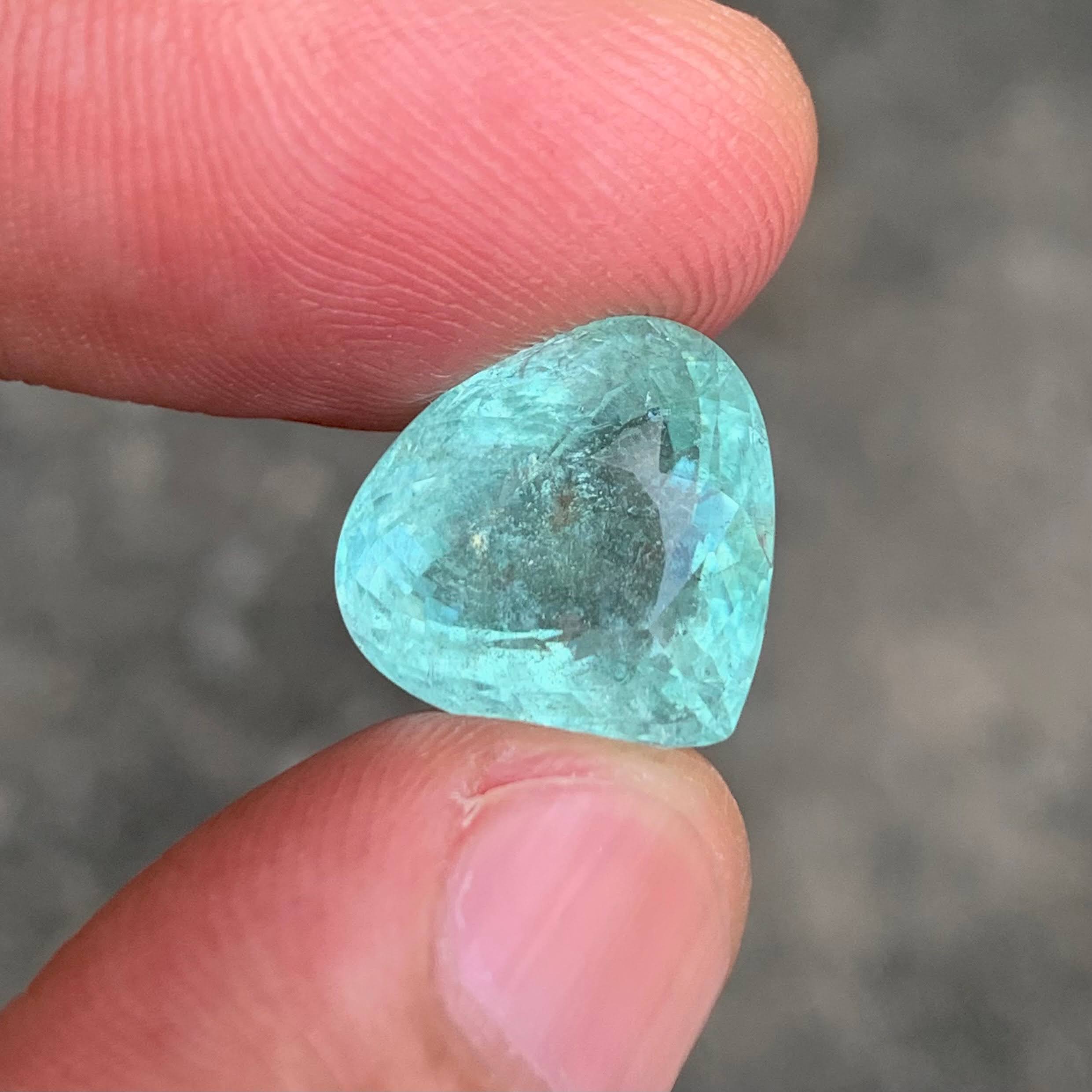 AIGS Certified 9.29Ct Paraiba Tourmaline