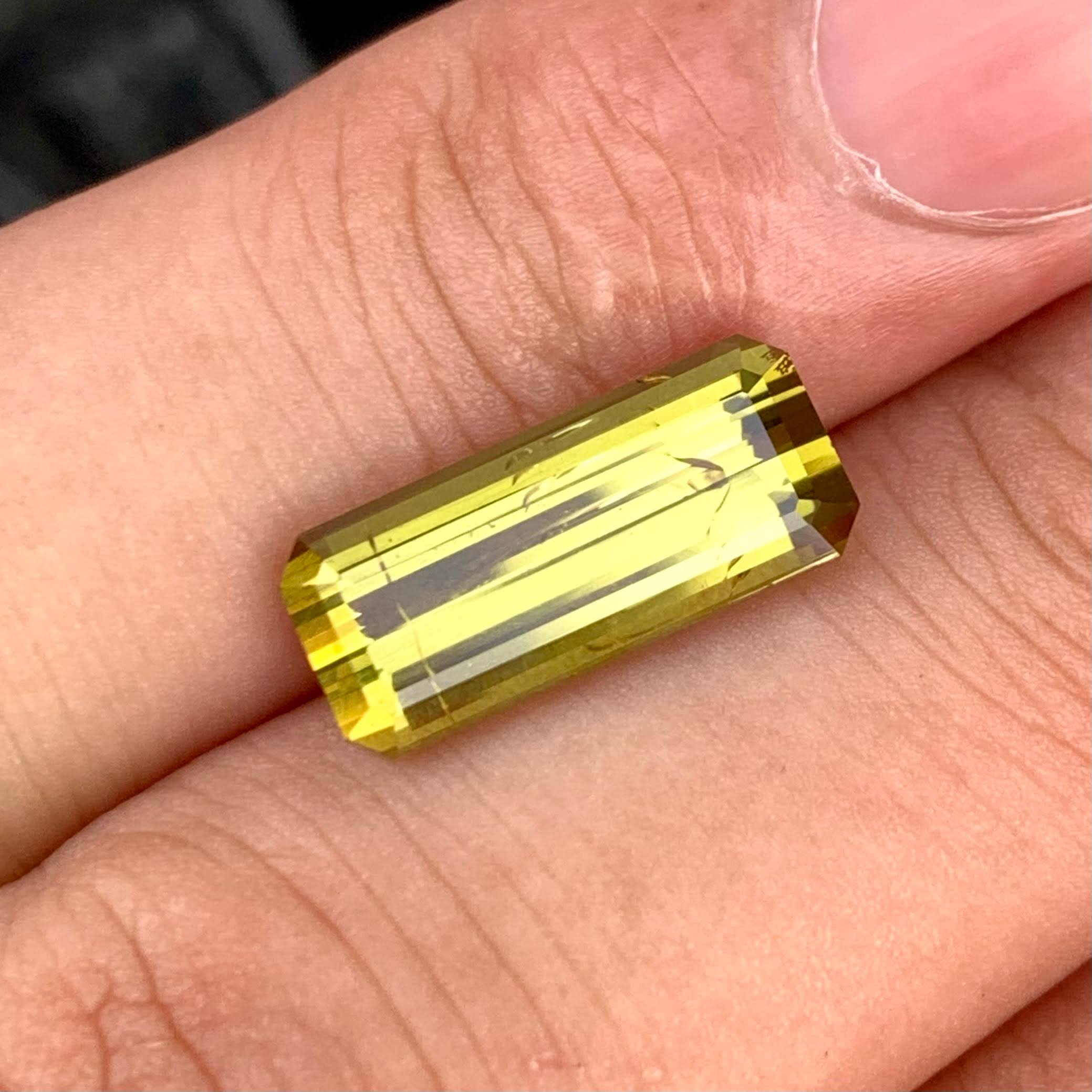 5-44-carats-yellow-canary-tourmaline-emerald-cut-natural-african-gemstone