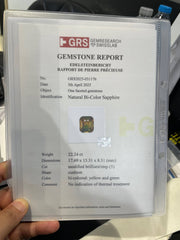 22.24 Carat GRS Certified Sapphire Gem