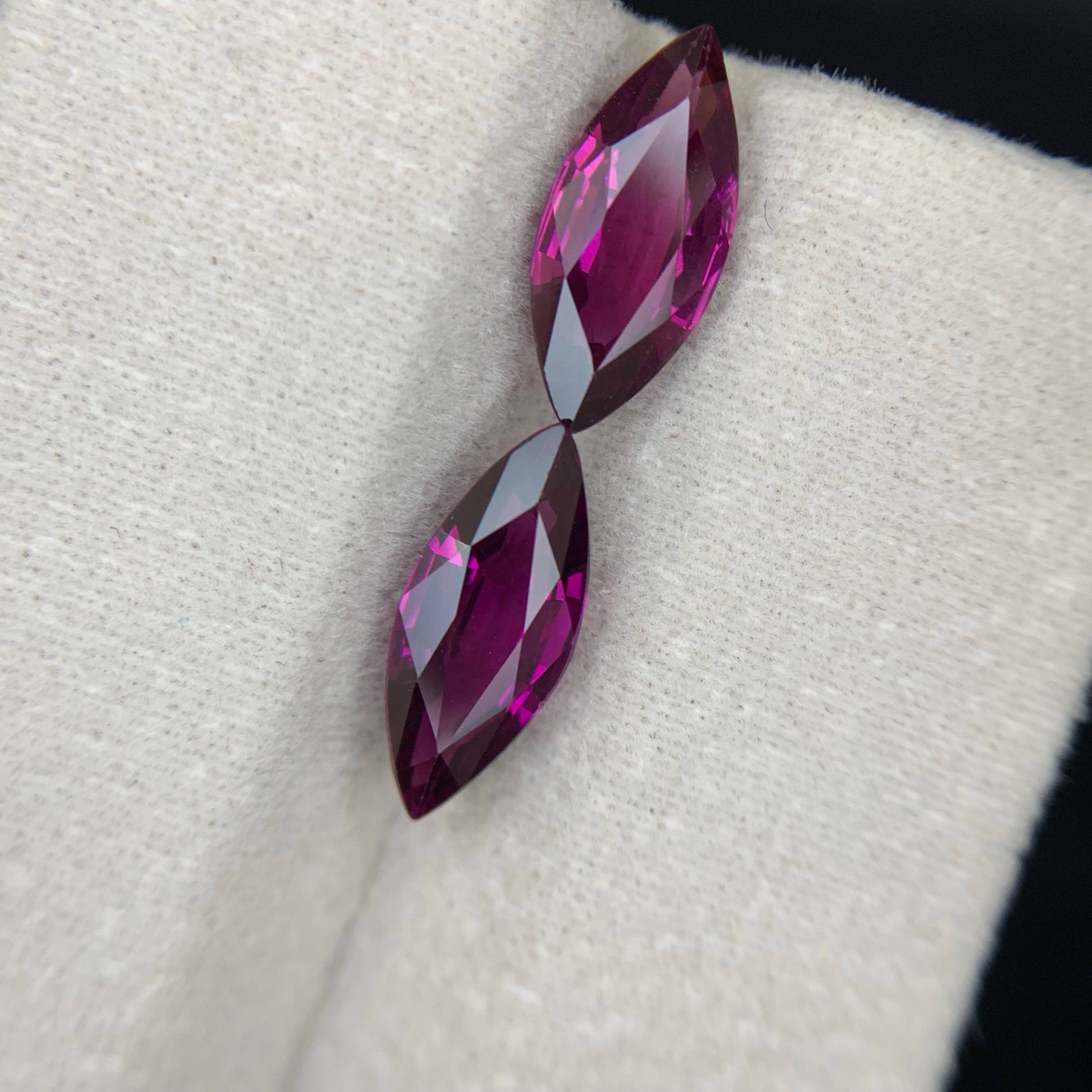 5.19Ct Rhodolite Garnet Pair