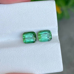 5.48 Carat Natural Tourmaline Pair Gem