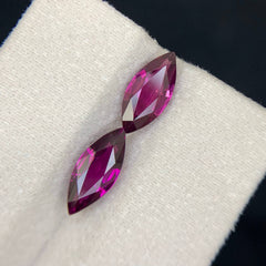 5.19Ct Rhodolite Garnet Pair
