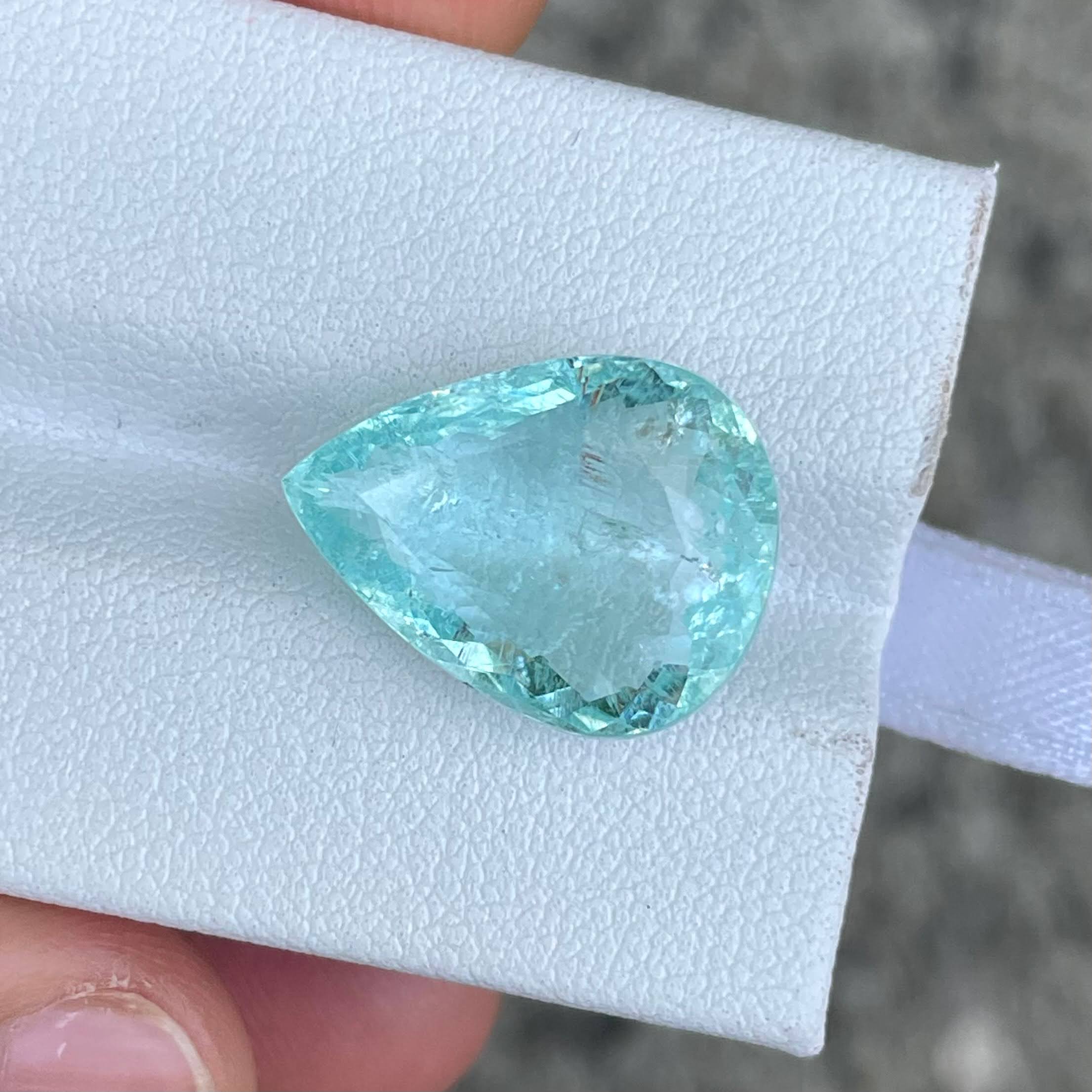 10.71 carats Neon Paraiba Tourmaline