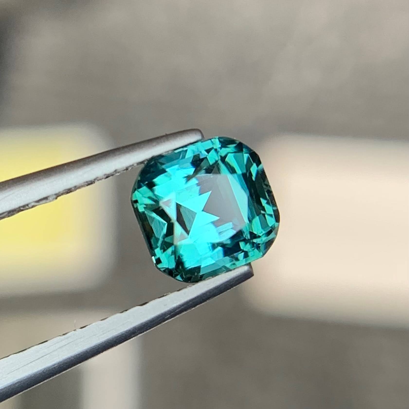 1.20ct Lagoon Tourmaline Cushion