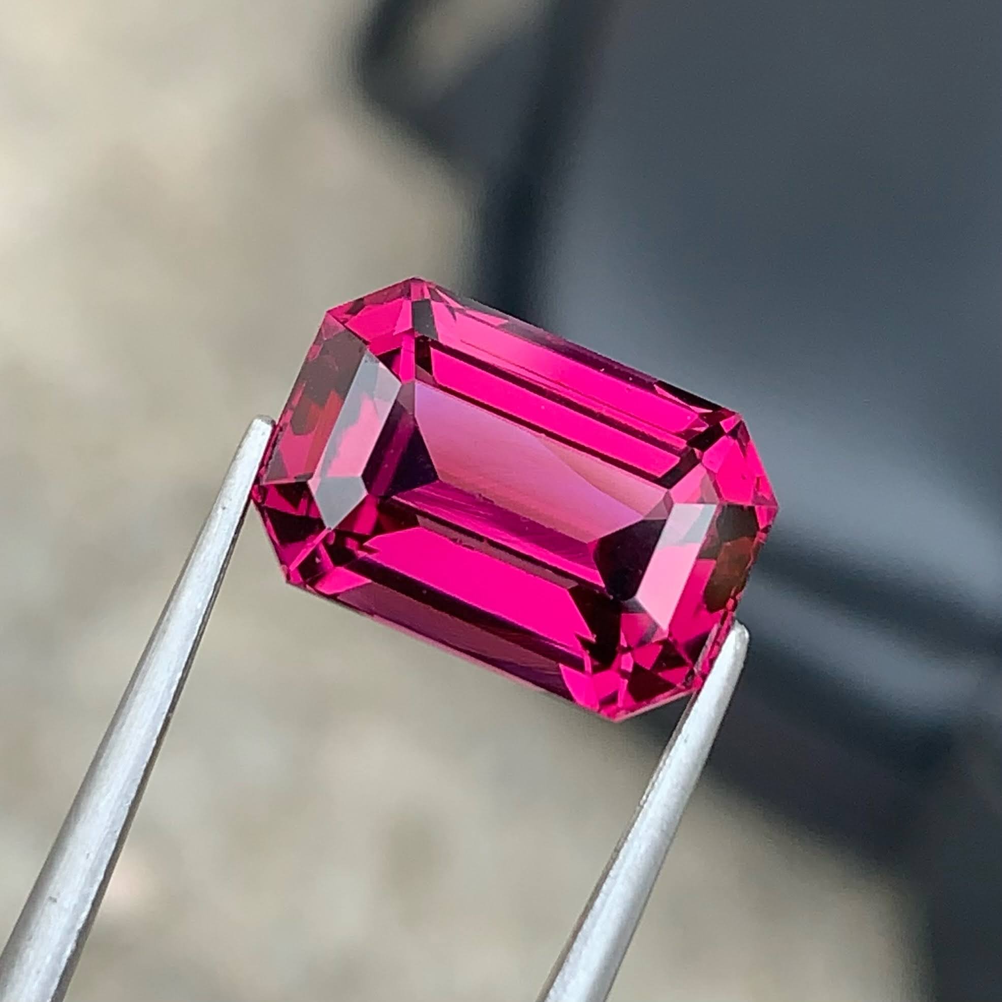 7.47Ct Rose Pink Garnet