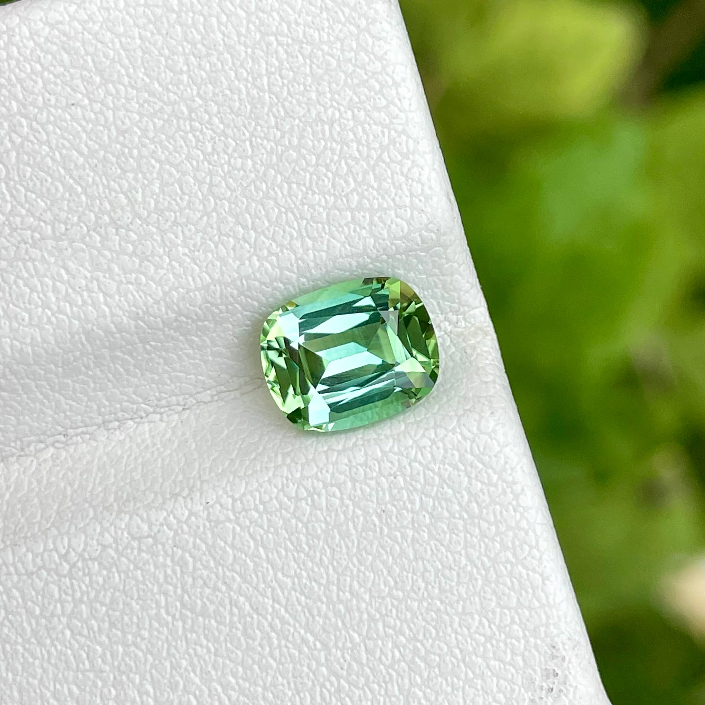 2.05 Carat Mint Green Tourmaline Stone