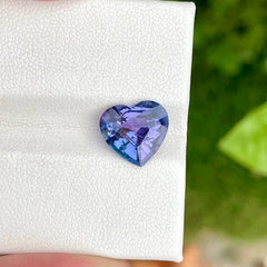 3.05 Carats Heart Cut Tanzanite Stone