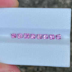 1.01 carats 8 Piece Pink Spinel Lot