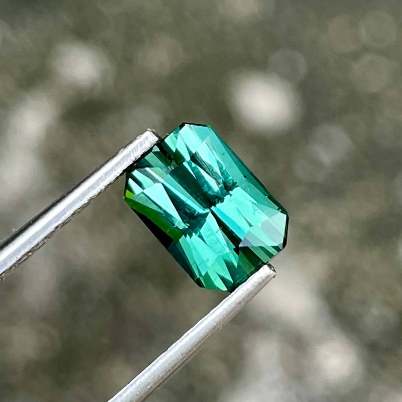 1.85 Carats Greenish Blue Tourmaline