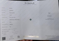 1.17Ct Round Paraiba Tourmaline