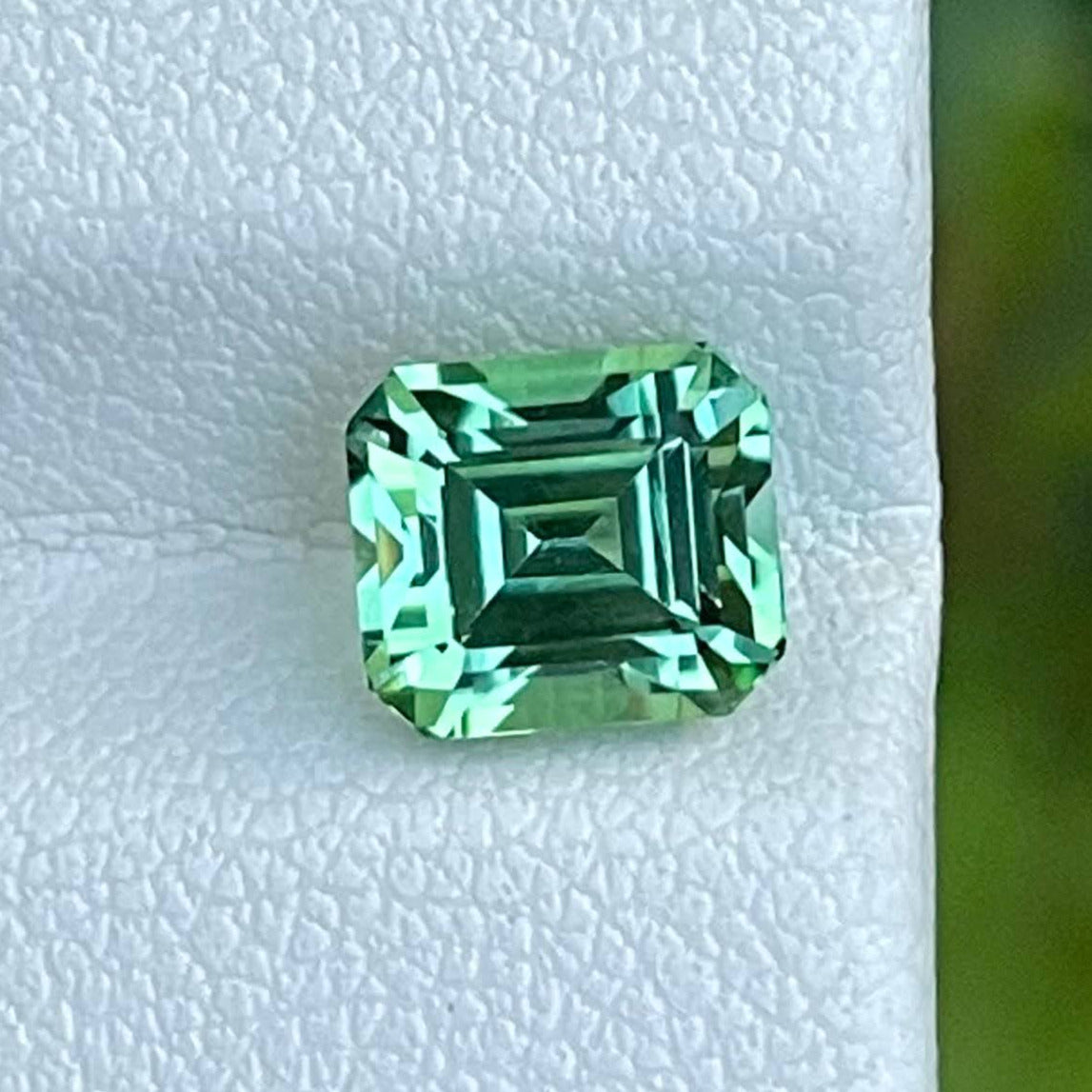 1.95 Carat Mint Green Tourmaline Stone