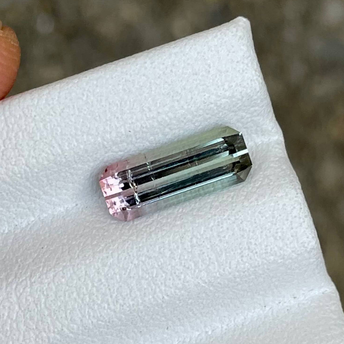 1.94 Carats Bi Color Tourmaline Stone