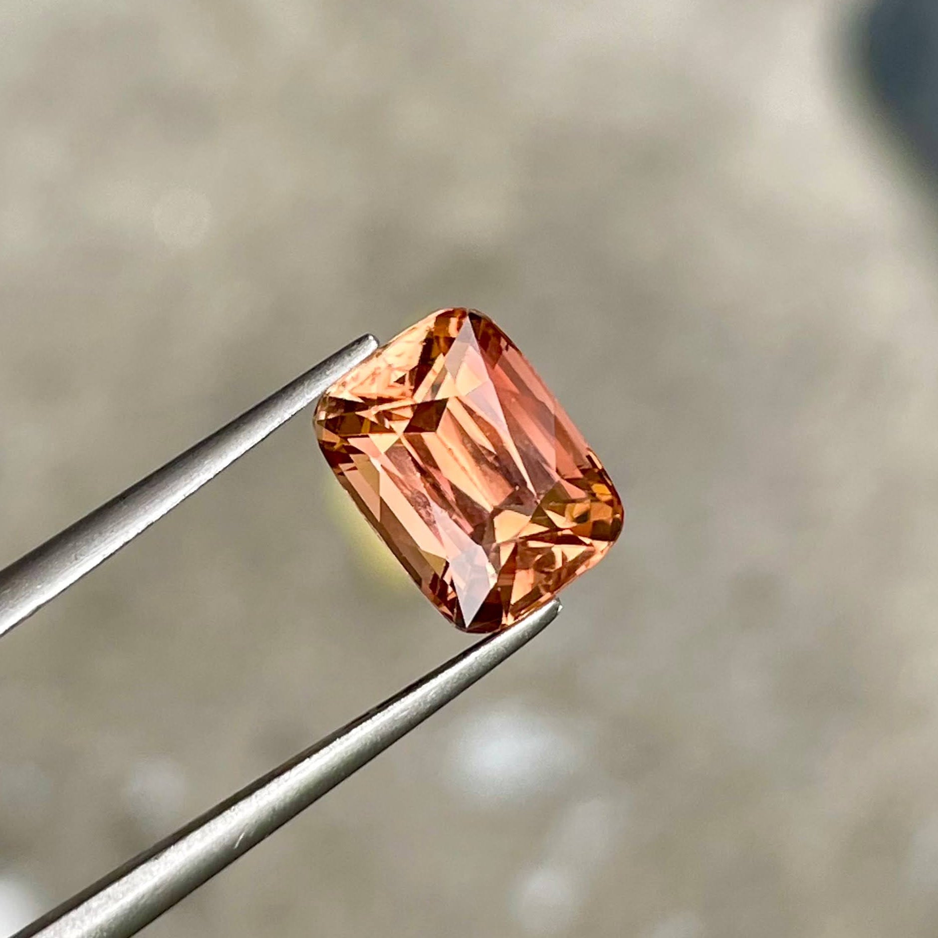 3.15 Carat Sunset Color Tourmaline Gem