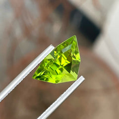 Rare Unusual Shape Natural Peridot Gemstone