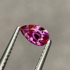 0.87 Ct Hot Pink Sapphire Pear Cut