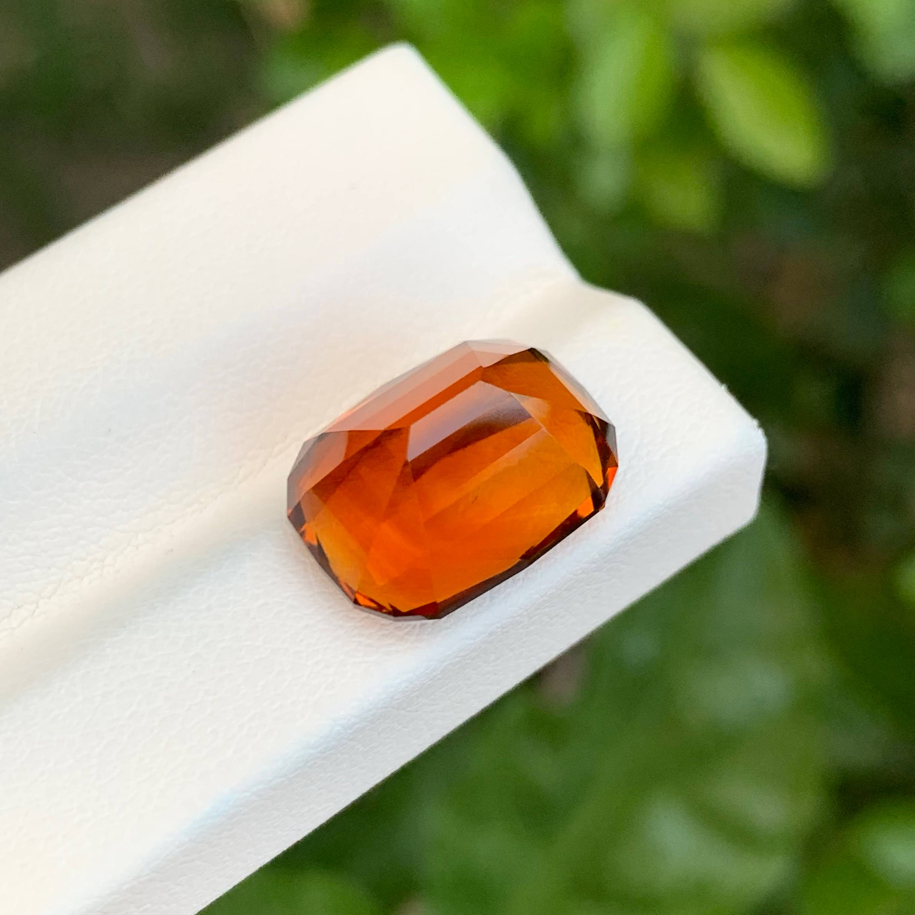 8.95 Carats Fire Citrine Gemstone