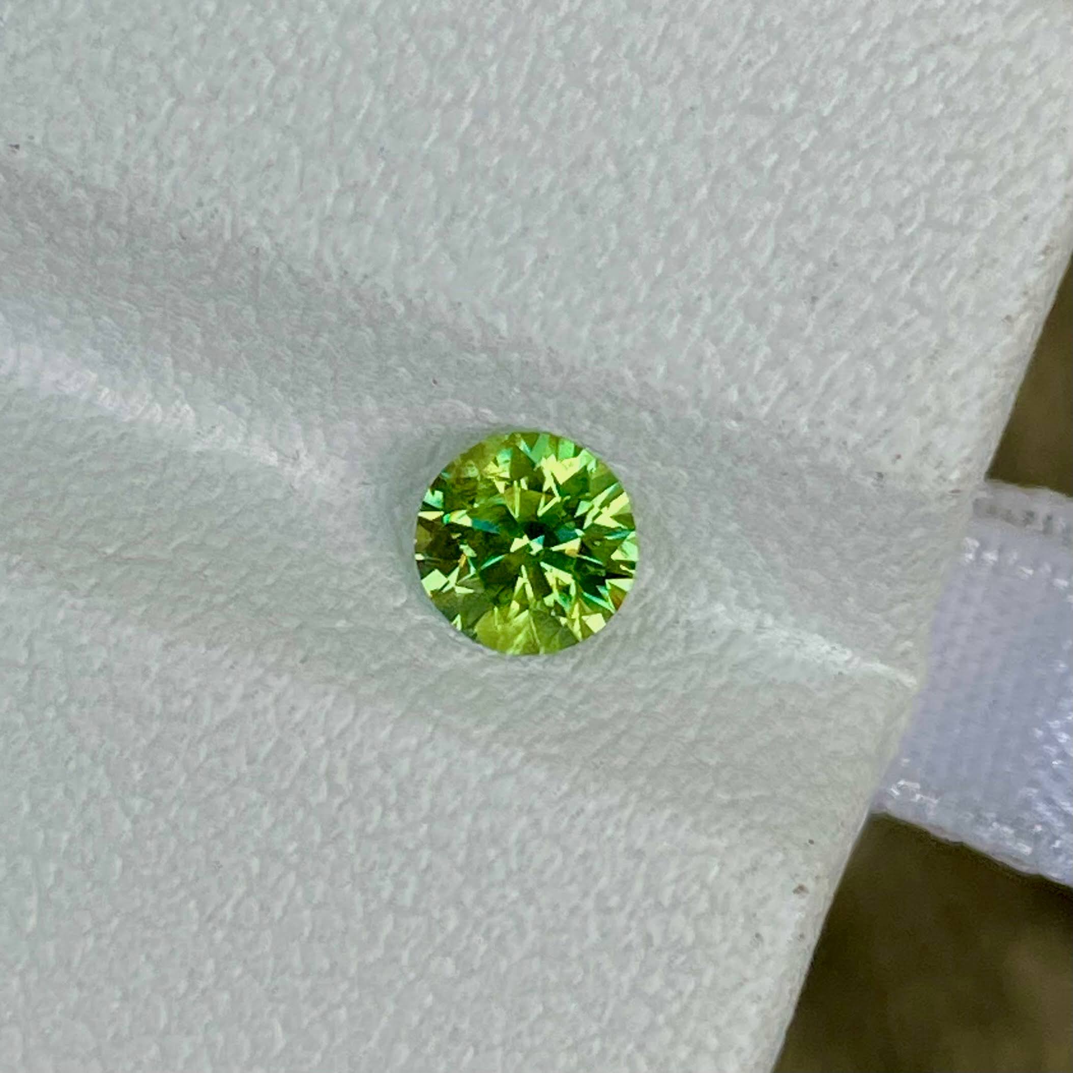 0.60 Carats Demantoid Garnet