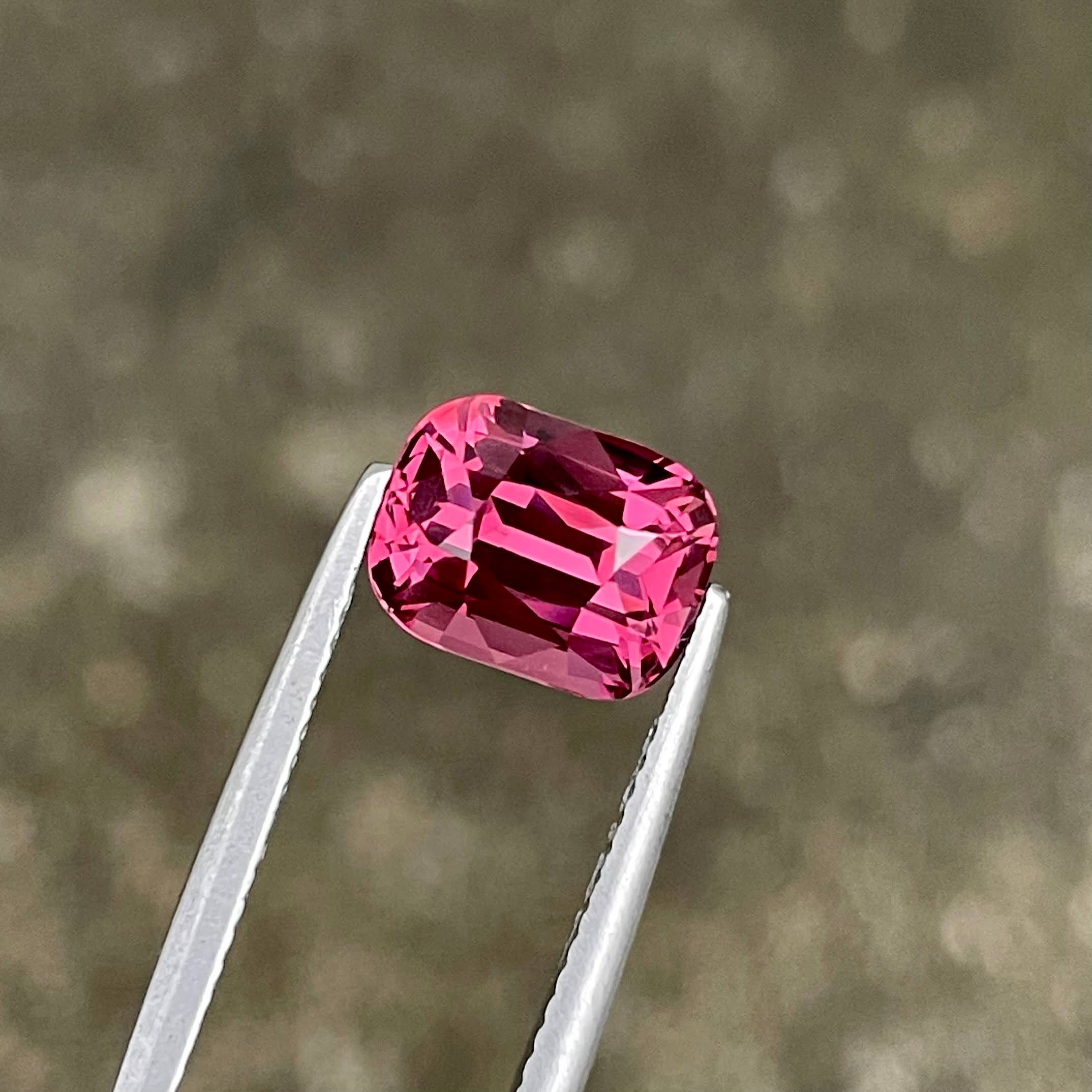3.57 Carats Peachy Pink Spinel Stone