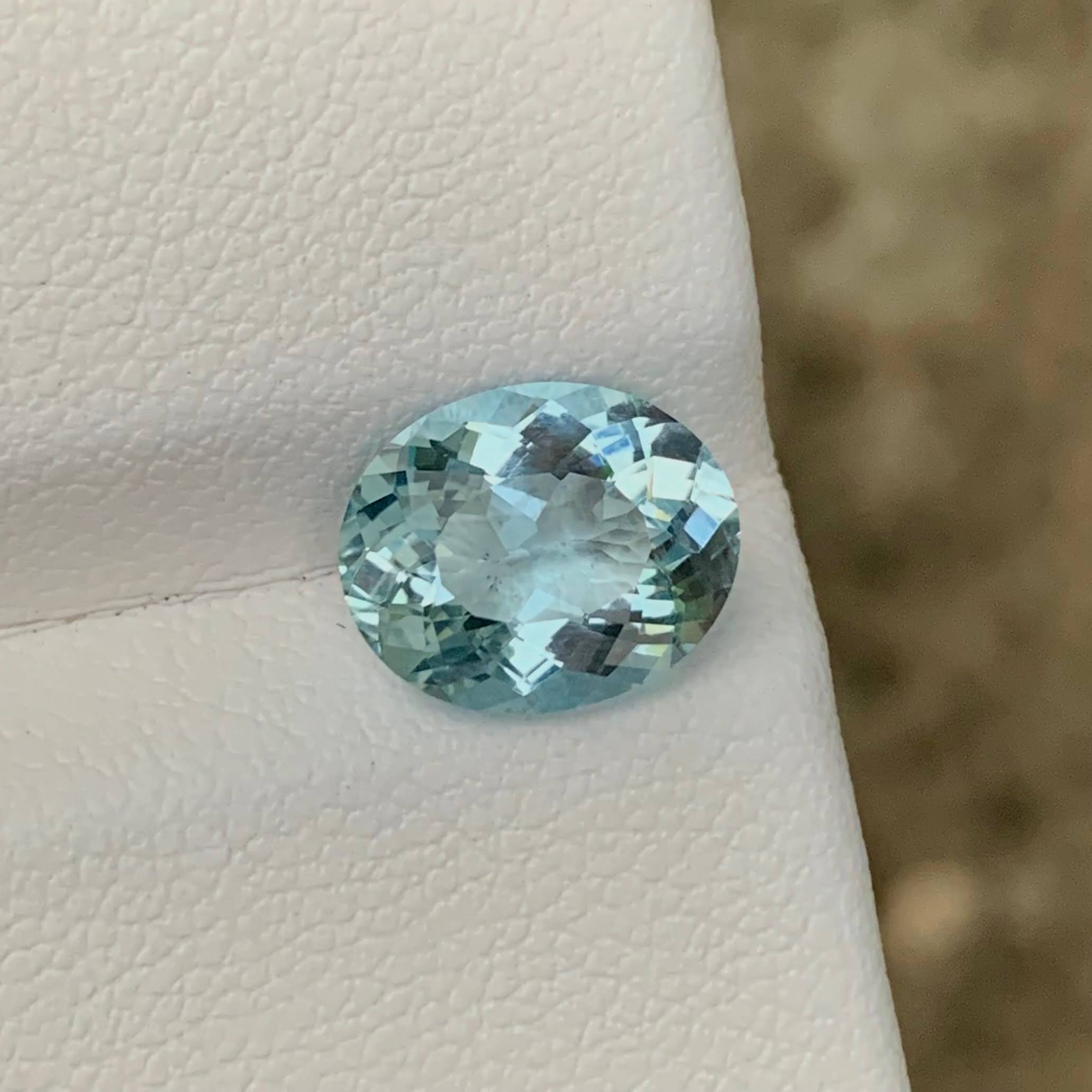 2.48ct Sky Blue Aquamarine Oval Cut 