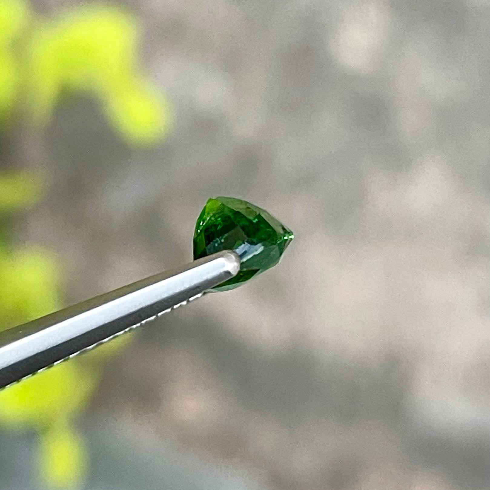 1.30 Carats Cushion Tsavorite Garnet