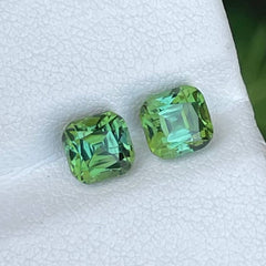 2.26 Carats Greenish Tourmaline Pair