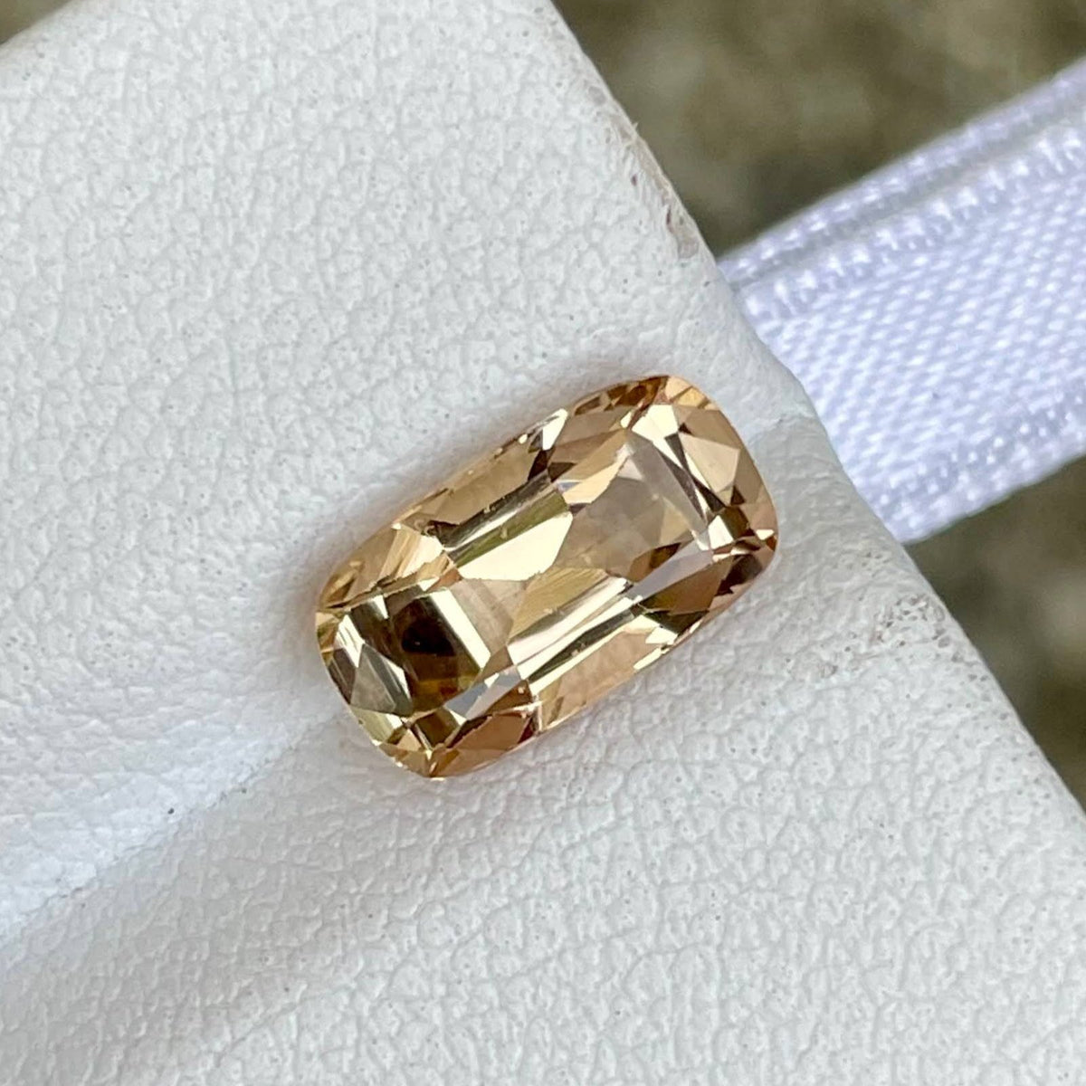 2.69 Carats Imperial Topaz Cushion Cut