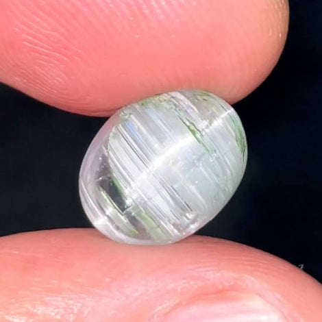 Perles pierres fines Tourmaline multicolore 9/10mm à l'unité