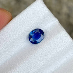 0.61 Carats Blue Sapphire Oval Stone