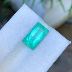 4.07ct Panjshir Emerald Baguette Cut
